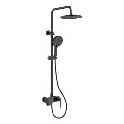Душевая стойка Black&White 9103MB черный матовый