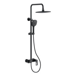 Душевая стойка Black&White 9102MB черный матовый