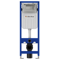 Инсталляция для унитаза Allen Brau Pneumatic Slim 9.11102.20 с кнопкой 9.20002.00