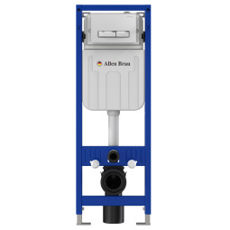 Инсталляция для унитаза Allen Brau Pneumatic Slim 9.11102.20 с кнопкой 9.20004.20