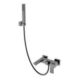 Смеситель для ванны Boheme Qubic 473-GM