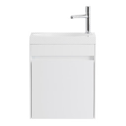 Тумба под раковину BelBagno Pietra Mini-460-1A-SO-BL-L Bianco Lucido