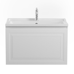 Тумба с раковиной Cezares Giubileo-N-80-1C-SO-BL Bianco Lucido