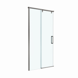 Душевая дверь BelBagno Soft Close-1 200х100 SOFT_CLOSE-1-BF-1-100-C-GM оружейная сталь