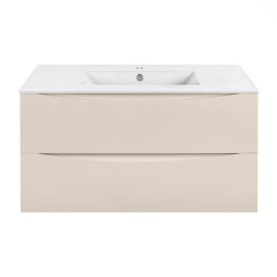 Тумба с раковиной Vincea Mia 100 VMC-2MC100MBG M.Beige Soft-touch
