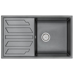 Кухонная мойка Granula GR-8601 86х50 шварц