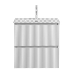 Тумба под раковину BelBagno UNO-MINI 60 UNO-MINI-600-2C-SO-BO Bianco Opaco