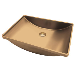 Раковина Abber Wasser Kreis 51x36 AF2404MRG розовое золото матовое