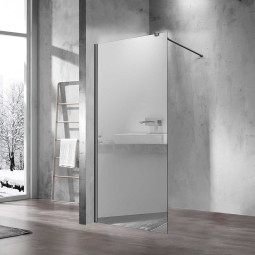 Душевая перегородка Vincea Walk in 200х90 VSW-1H900MRGM вороненая сталь