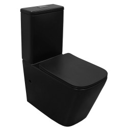 Унитаз компакт Azario Black King AZ-8303D