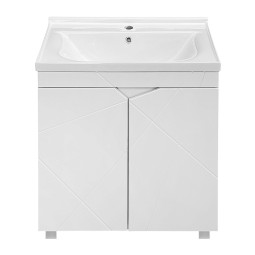Тумба с раковиной Loranto Оптимум 70 CS00106209 белый