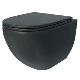 Подвесной унитаз Teymi Lina S Black T40111