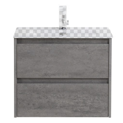 Тумба под раковину Belbagno Kraft 39-700/390-2C-SO-CG Cemento Grigio