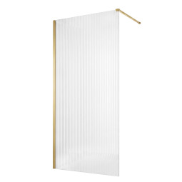 Душевая перегородка Loranto Walk-in 90х200 CS-Z02G-90 брашированное золото