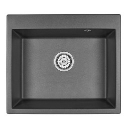 Кухонная мойка Granula GR-6001 60х52 черный