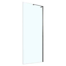 Душевая перегородка Azario Кронос 120х200 AZ-6310-120-BGM-CL брашированная вороненая сталь