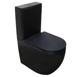 Унитаз компакт Azario Cobalt-black AZ-6089A-MB