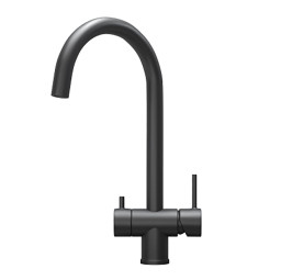 Смеситель для кухни Granula Kitchen space KS-7104 черный матовый