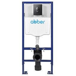 Инсталляция для унитаза Abber AC0108 с кнопкой AC0125MB