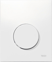 Кнопка для инсталляции Tece TECEloop Urinal 9242640 белый с антибактериальным покрытием