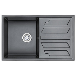 Кухонная мойка Granula GR-8002 79х50 шварц