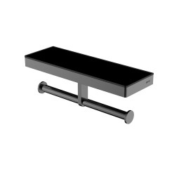 Держатель туалетной бумаги Black&White Gravity GA-9622GM Оружейная сталь