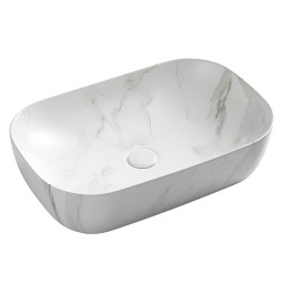 Раковина Azario Vision 60x55,5 AZ-2143-P-M831 светлый мрамор