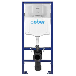 Инсталляция для унитаза Abber AC0108 с кнопкой AC0124MW