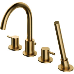 Смеситель для ванны Whitecross Y brushed gold Y1232GLB