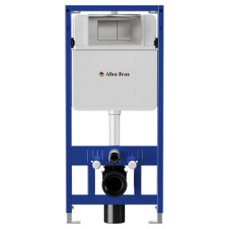 Инсталляция для унитаза Allen Brau Pneumatic 9.11100.20 с кнопкой 9.20002.00
