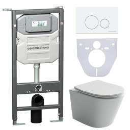 Унитаз с инсталляцией Ceramicanova Balearica CN6000_1001W_1000