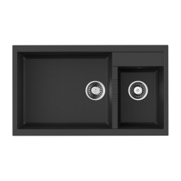 Кухонная мойка Omoikiri Tedori 86-2-LB-BL черный