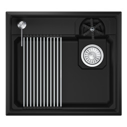 Кухонная мойка Granula Kitchen Space Rinzer 58х52 5807R черный