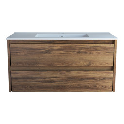 Тумба с раковиной Vincea Gio 100 VMC-2G100CO Дуб Чарльстон C.Oak