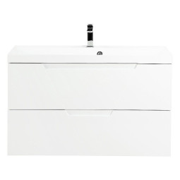 Тумба с раковиной BelBagno Vittoria 1000-2C-SO-BL Bianco Lucido