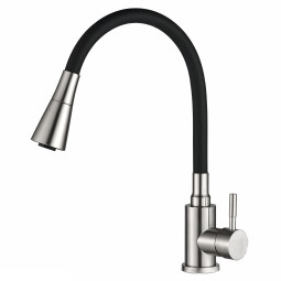 Смеситель для кухни Cerutti Mia BN CT12129 никель матовый