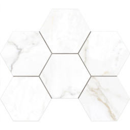 Мозаика Estima Ideal White ID01 Hexagon Непол. 25x28,5