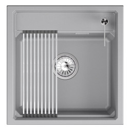 Кухонная мойка Granula Kitchen Space 50х51 KS-5002i алюминиум