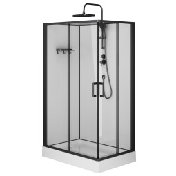 Душевая кабина Am.Pm Above 120,4х80,4 W9XC-403-12080BT черный матовый