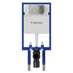 Инсталляция для унитаза Allen Brau Pneumatic Pro 9.11103.20 с кнопкой 9.20001.00