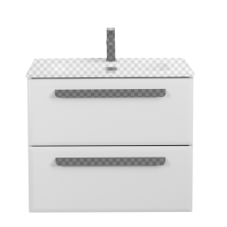 Тумба под раковину Cezares ECO-CER-N-700-2C-SO-BL Bianco Lucido