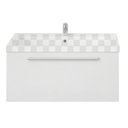 Тумба под раковину 1Marka Соната 58П 1 ящик белый