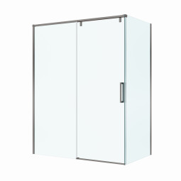 Душевой уголок BelBagno Soft Close-1 160х100 SOFT_CLOSE-1-AH-1-160/100-C-GM оружейная сталь