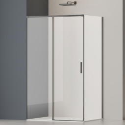 Душевой уголок Vincea Soft 2 120х80 VSR-3SO28013CLGM вороненая сталь