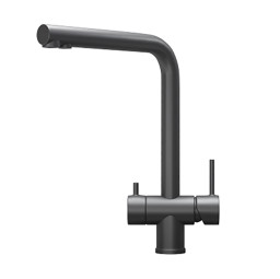 Смеситель для кухни Granula Kitchen space KS-7011 графит матовый