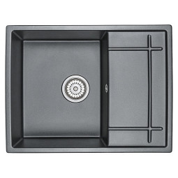 Кухонная мойка Granula GR-6501 65х49.5 шварц