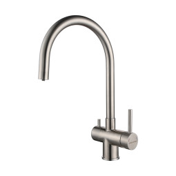 Смеситель для кухни Paulmark Heller He213218-BS сталь