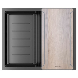 Кухонная мойка Paulmark Next Multi Sink 54 Uni 45х54 PM785445-GM