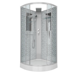Душевая кабина Niagara Luxe 90х90 7715WBK
