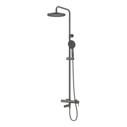 Душевая стойка BelBagno Delta DEL2.0-VSCM-GM оружейная сталь
